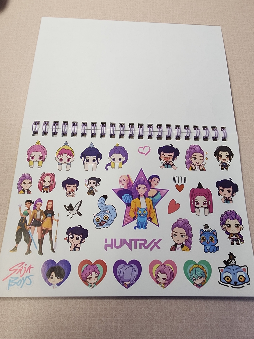 Holographic K-Pop Demon Hunters Sticker Book & Accessories Set - - Picture 10 of 13